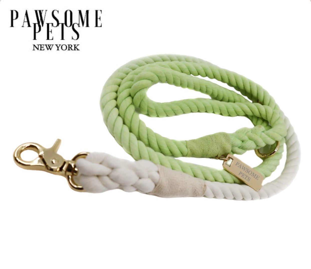 ROPE LEASH - SOUR LIME