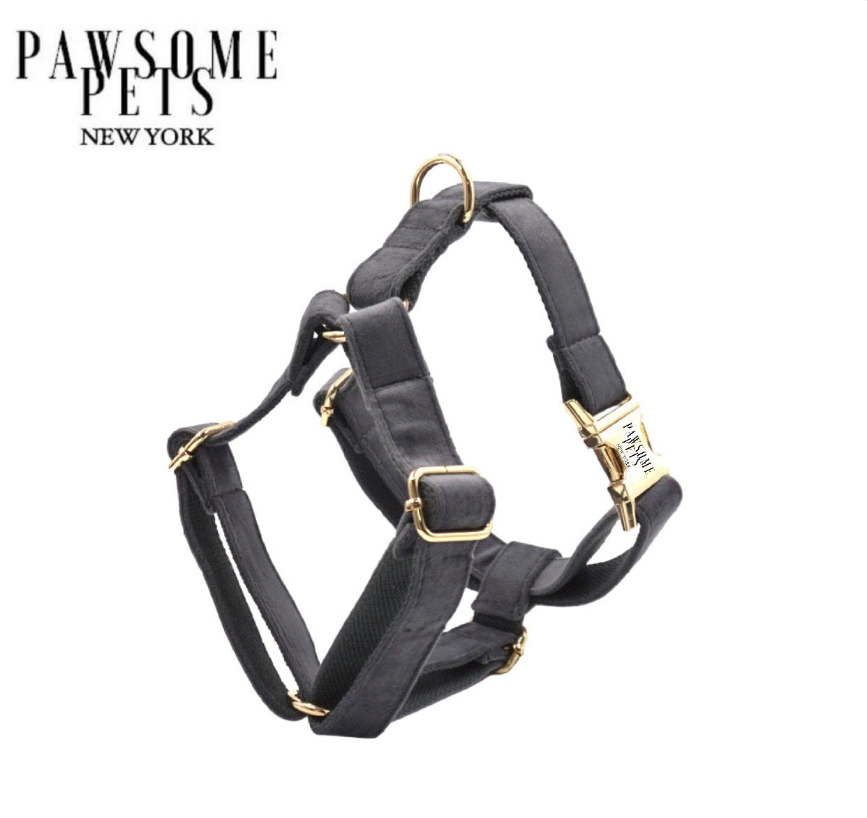 STEP IN HARNESS - DARK GREY by Pawsome Pets
