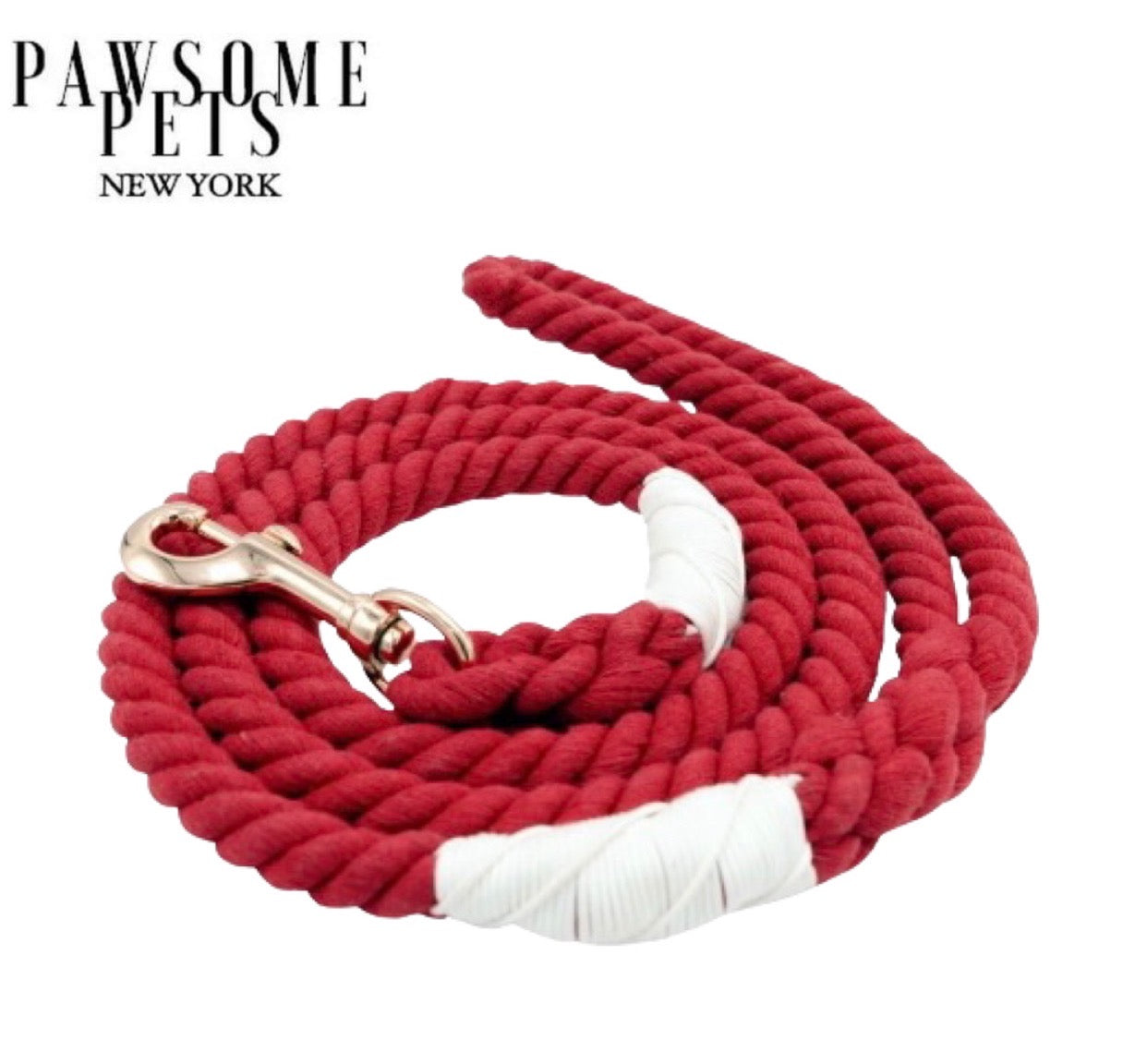 ROPE LEASH - SPAINISH RED