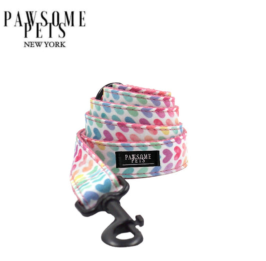LEASH - RAINBOW - PINK by Pawsome Pets