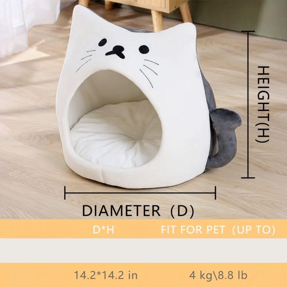 The Comfy and Adorable Cat-Shaped Pet House