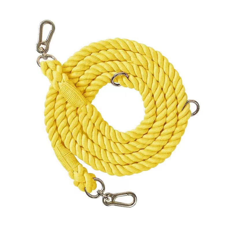 HANDS FREE DOG ROPE LEASH - AUTUMN GARDEN by Pawsome Pets